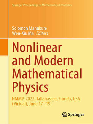 cover image of Nonlinear and Modern Mathematical Physics